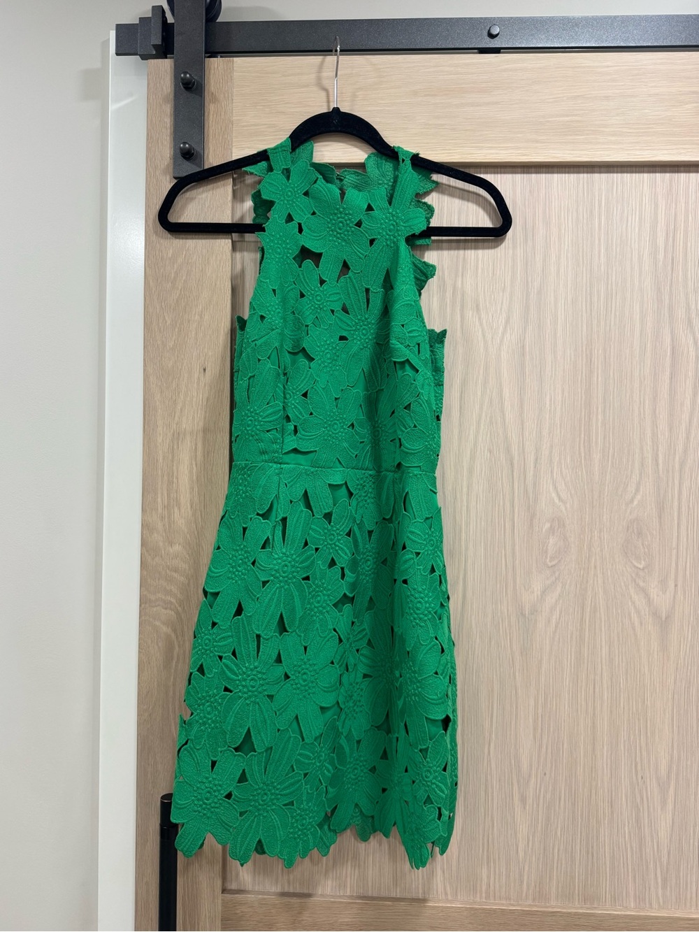 Free People x Saylor Green Lace Sheath Dress - Women's Elegant Floral Cutout